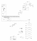Alternator Ignition Diagram and Parts List for 204315-0164-E1  Briggs and Stratton Engine